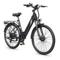 DYU C7 Adult Electric Bicycle 500W Motor 480WH Lithium Battery Electric Bike 7-speed City E bike，Max Speed 20MPH E-BIKE