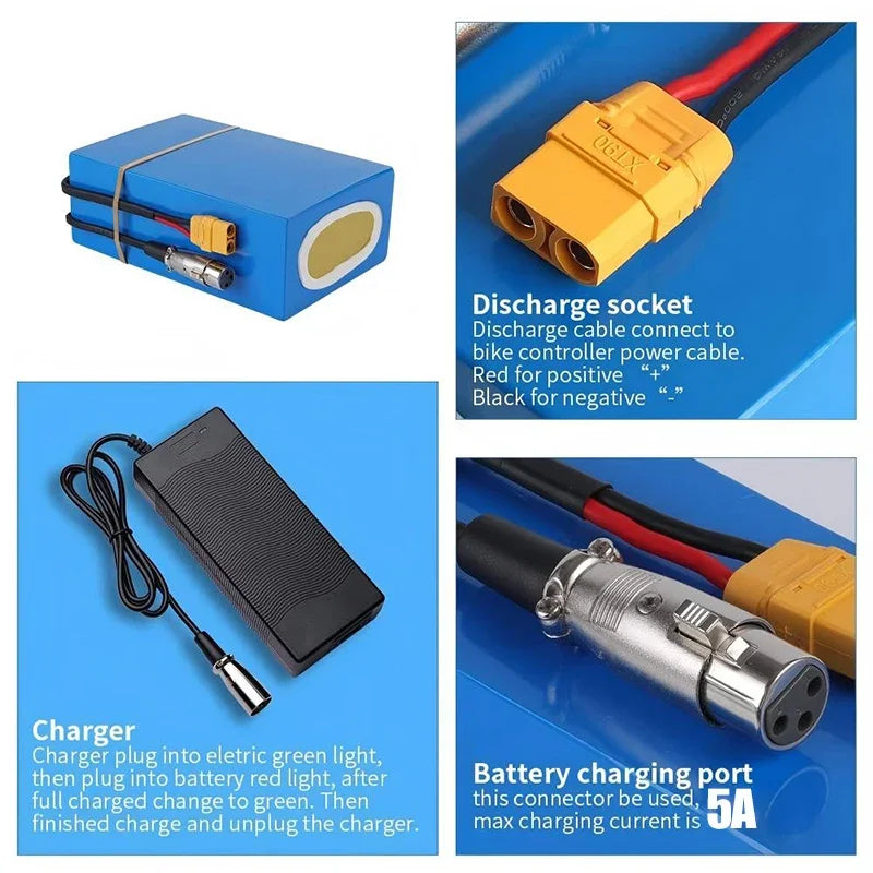 72V Ebike Lithium Battery 20Ah–50Ah | 5000W Bafang Compatible (84V)