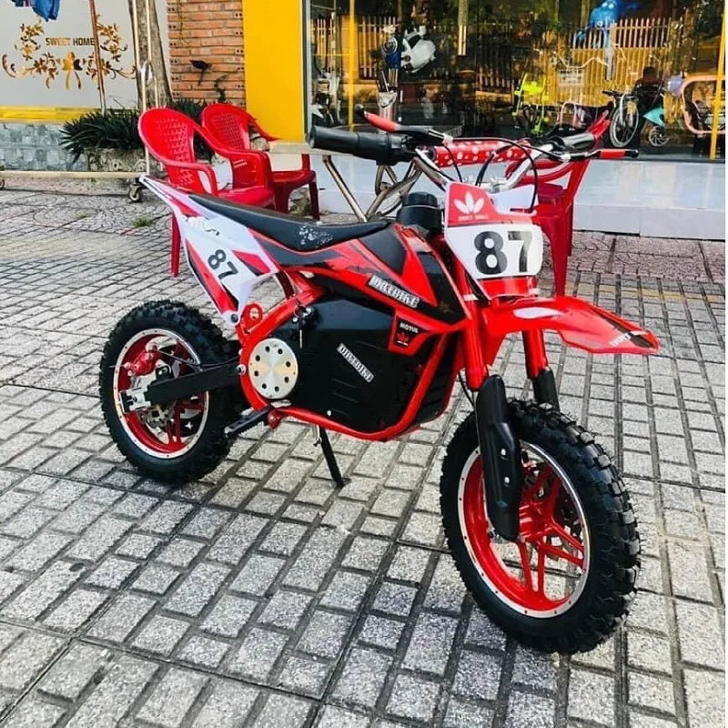 36V 500W Kids Electric Off-Road Dirt Bike – 2-Wheel Mountain All-Terrain Bike, Max 40km/h, Boys & Girls