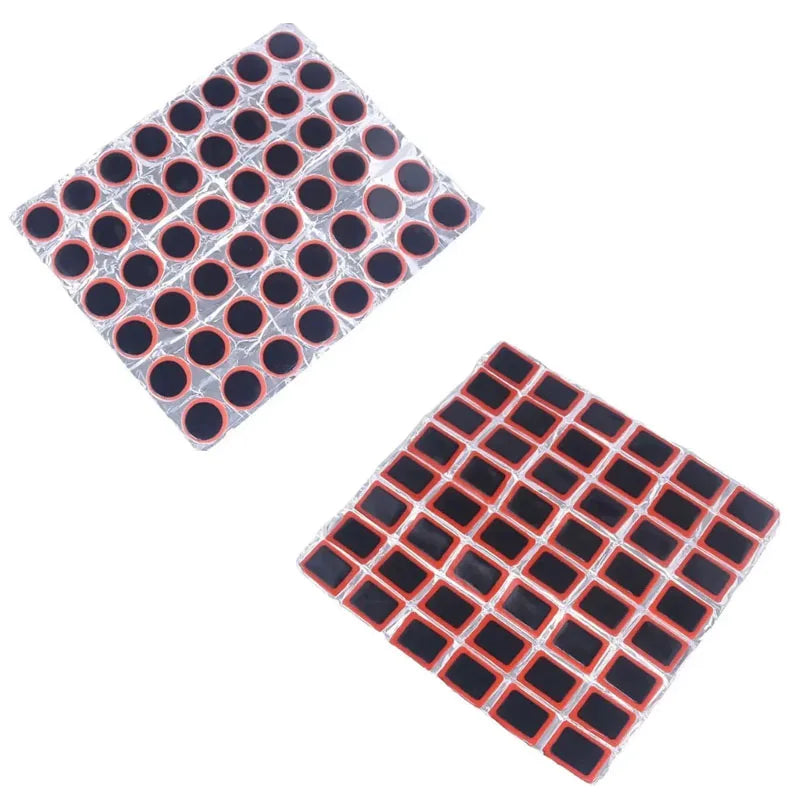25mm Bike Rubber Puncture Patches Bicycle Tire Tyre Tube Repair Cycle Patch Kit No Glue Bicycle Inner Tube Puncture Repair Tool