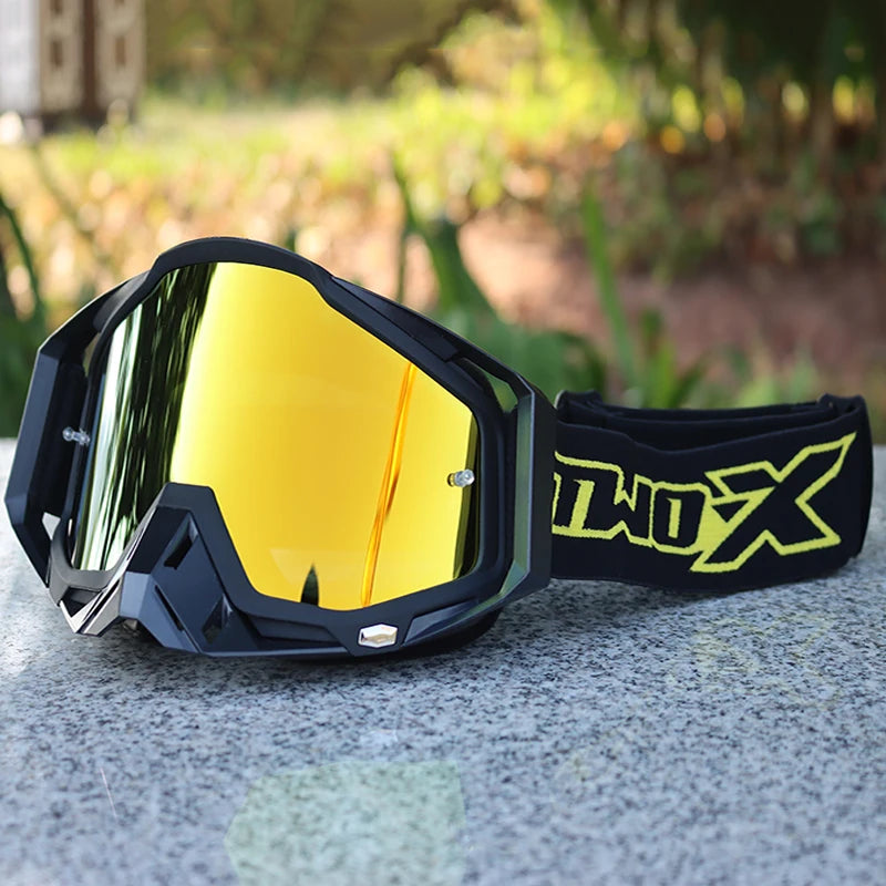 NEW Two-X Motorcycle Bike Goggles Motocross Racing ATV BMX MX Helmet Glasses Motorcross Off Road