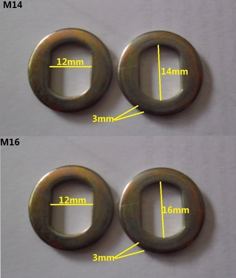 12MM/14MM/16MM Electric bicycle E-bike Axle lock nut / lock washer /spacer /torque arm e-bike accessories