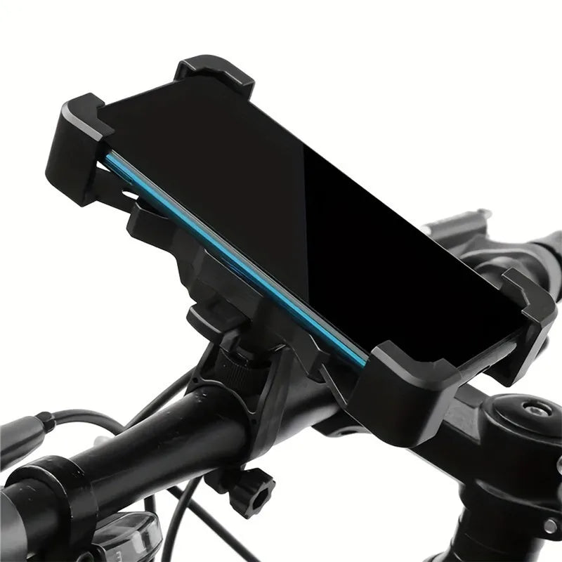 Bike Bicycle Mobile Phone Holder Stand Universal Scooter Motorcycle Motorbike Rearview Mirror Shock-absorbing Cellphone Mount