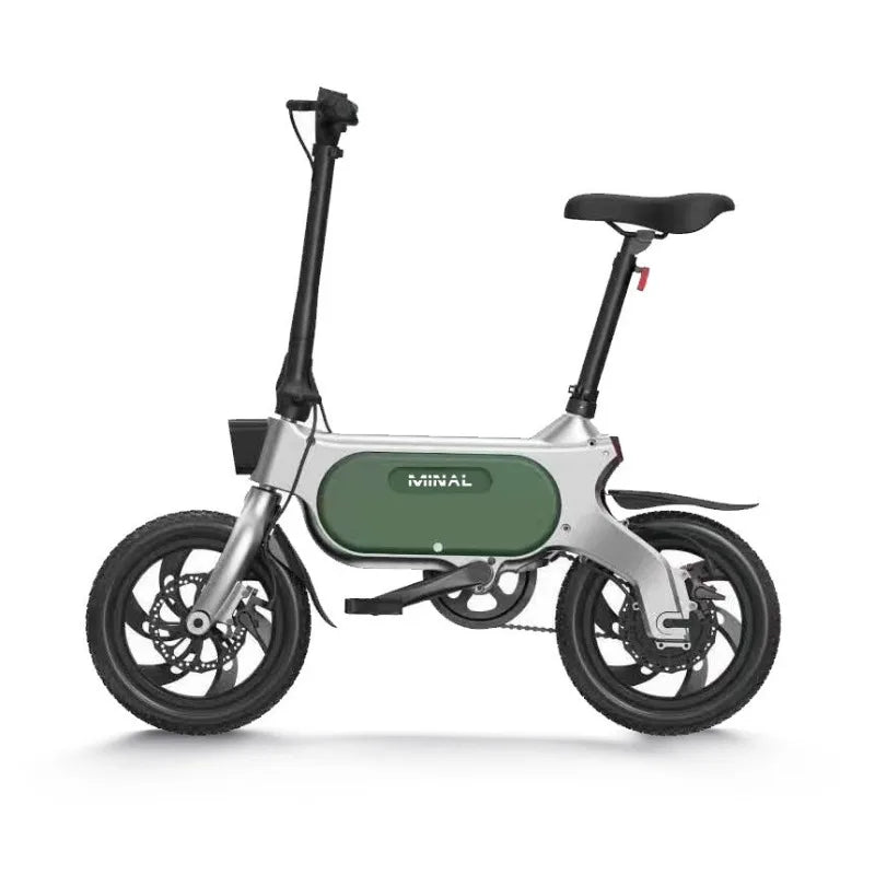 Portable Commuter Ebike 48V 250W 12.5Ah Mini Electric Bicycle Adult Urban City Riding Transportation Outdoor Cycling Gear