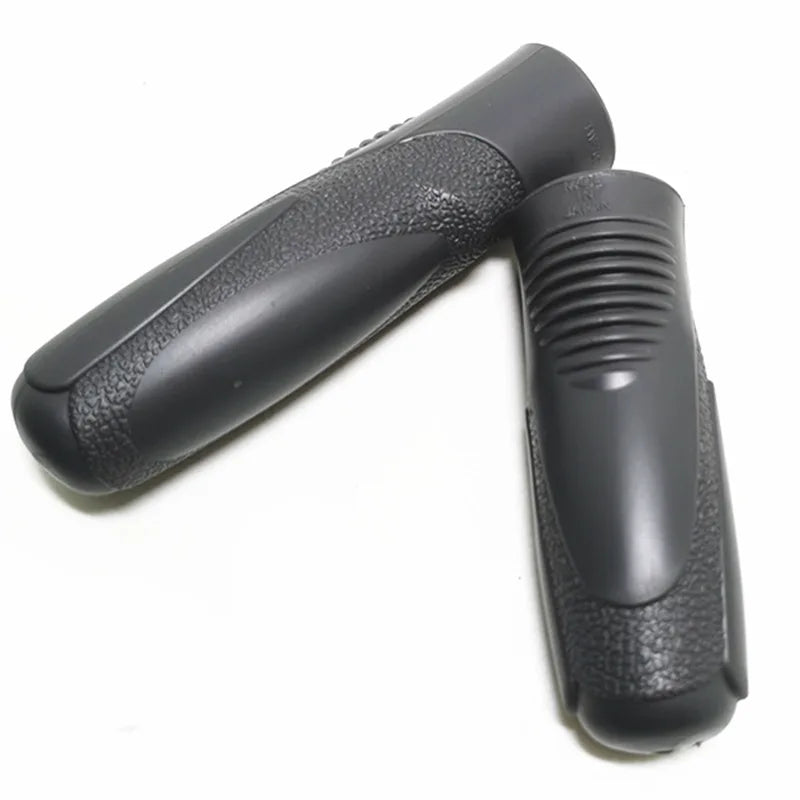 Q029 Bike Grips Retro Vintage Bike City Bicycle Grips Comfortable Classic Old Models Folding Non-slip Rubber Shock Absorbers