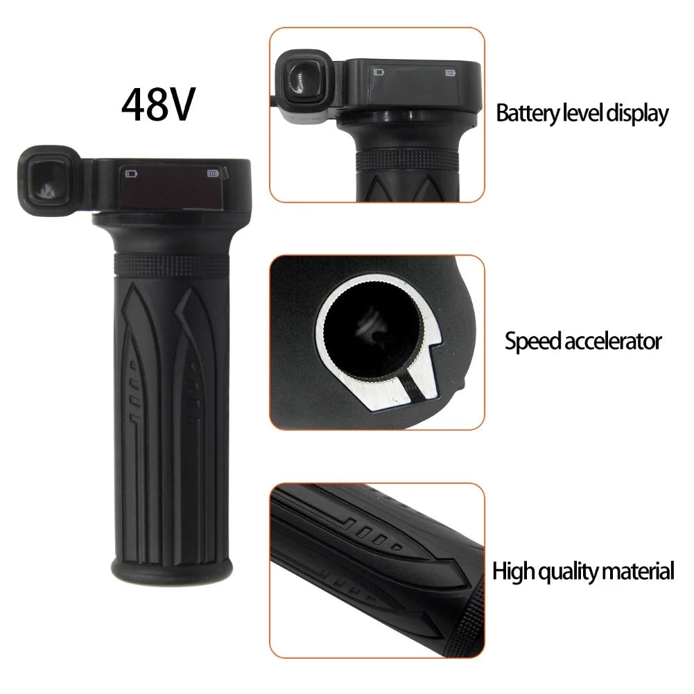 electric bikes Throttle Handle with Cruise Control Battery Indicator for DYU For Jetson bolt pro D3F D2F C3 compatible scooters