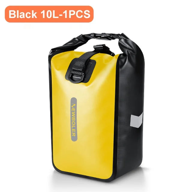 NEWBOLER 10L 20L Waterproof Cycling Bicycle Front Fork Bag Quick Release Bike Rear Seat Trunk Bag Bike Bag Bicycle Accessories