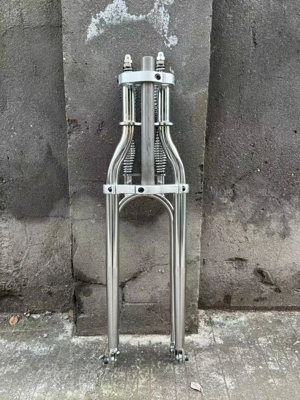 Springer Front Fork For 20/24/26/29 Bikes Lowrider Double Springs Classic Retro Bicycle Disc Brake Part Accessory Component