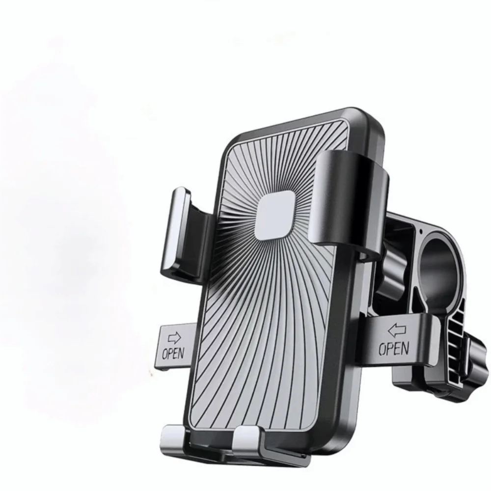 Shock Absorbing Design Bike Handlebar Mobile Holder Fixed Bracket Shockproof Bicycle Phone Mount Practical