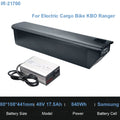 E-Bike Battery Pack 48V 14Ah 16Ah 17.5Ah Lithium-ion Battery for KBO Breeze Tornado Step-Thru Ranger Electric Bike