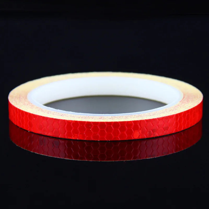 Bike Reflective Stickers Motorcycle Bicycle Fluorescent Reflective Tape MTB Cycling Night Safety Decor Bike Accessories 1cmx8m