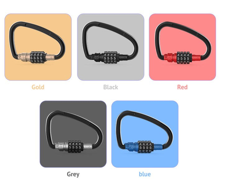 Combination Hook Lock for Bicycles