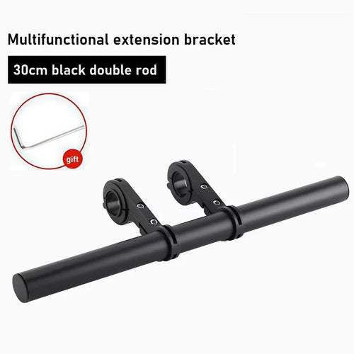 10/20/30cm Motorcycle Handlebar Extender Bracket Bike Bicycle Scooter Parts Mobile Phone Holder Support Headlight Mount Stand