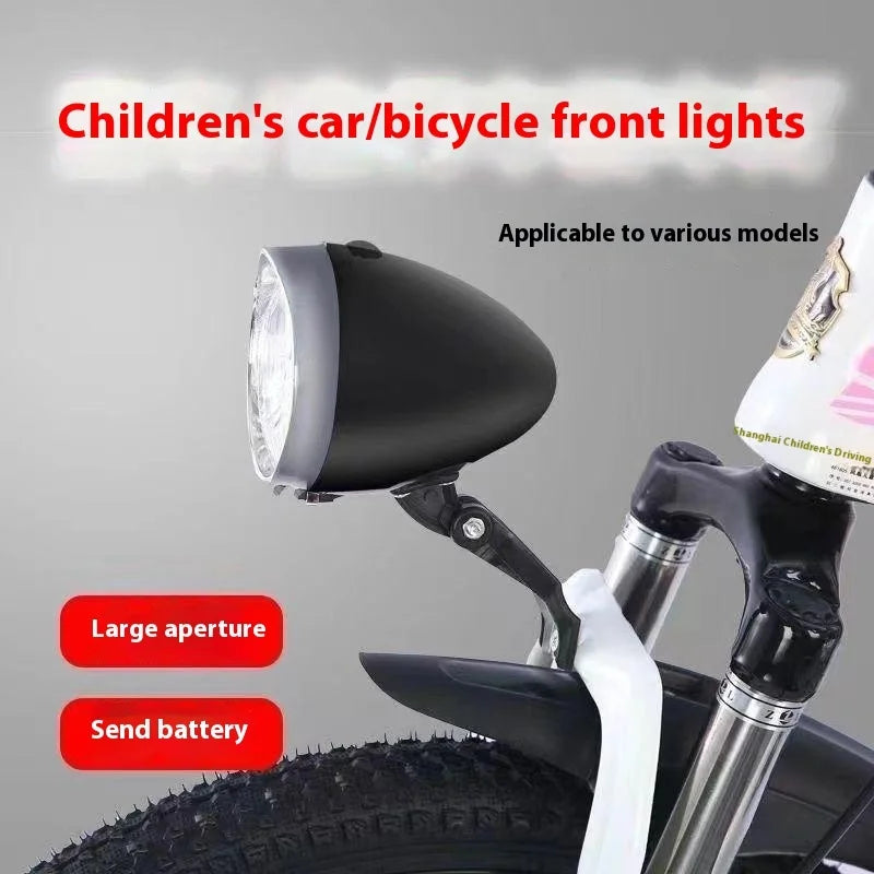 1set Retro Bicycle Headlight 3 Light Modes Front Light Type-C Charging Vintage Classic Bikes HeadLamp Cycling Accessories