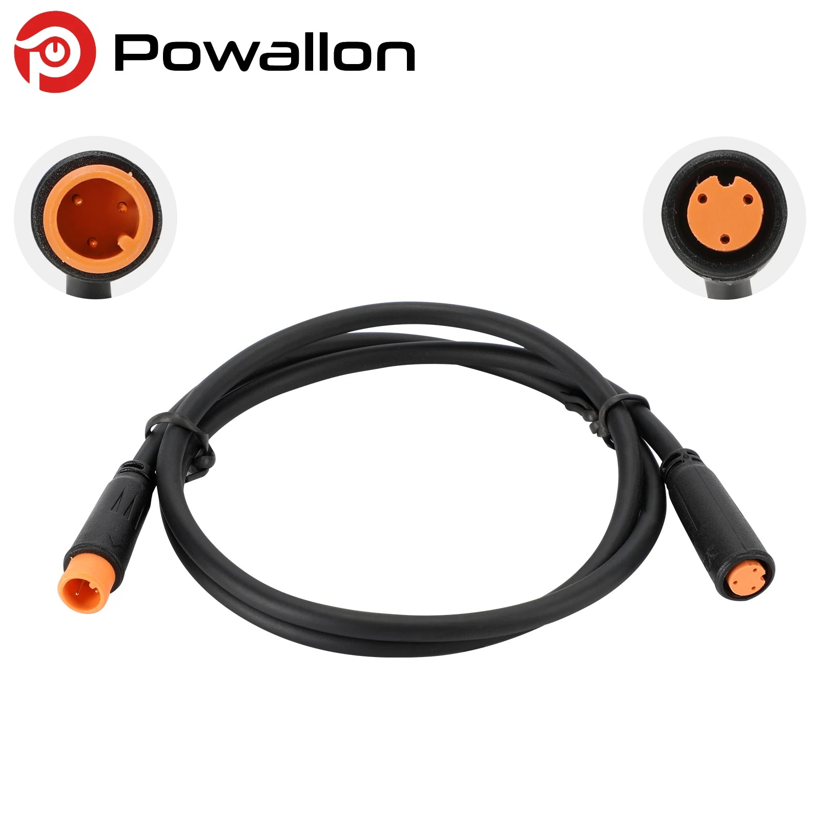 M8 Male Female Extension Cable for BAFANG E-Bike Motor | 2/3/4/5 Pin Conversion Connector Cable 60cm 90cm Ebike Accessories