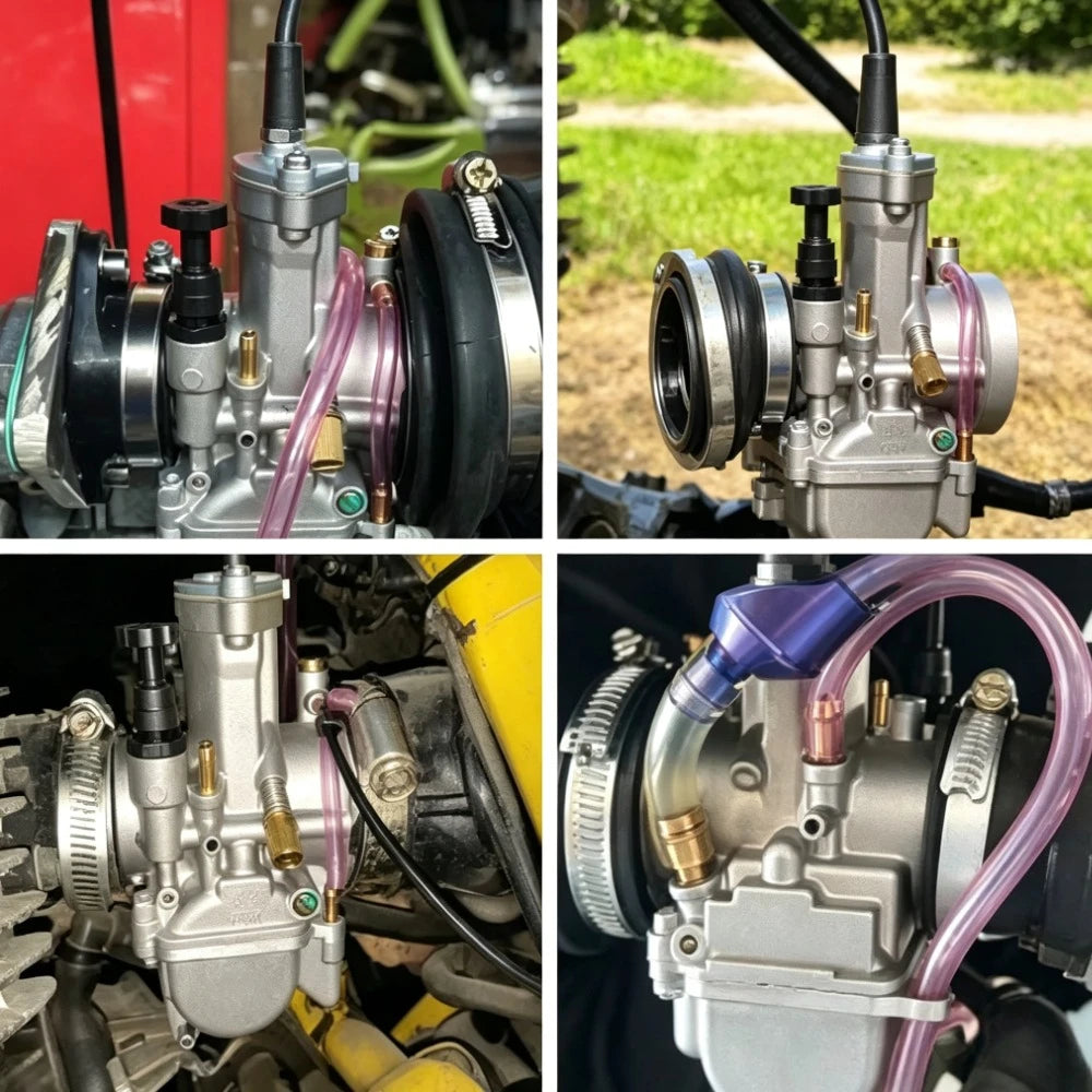 PWK 24-34mm Racing Carburetor with Power Jet for Scooter, ATV & Dirt Bike