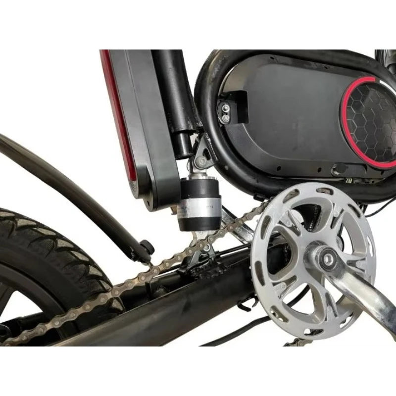 14-Inch Brushless Folding Electric Bike Single Speed Integrated Battery 350W Rear Hub Motor 36V 7.5Ah Lithium Disc Brake