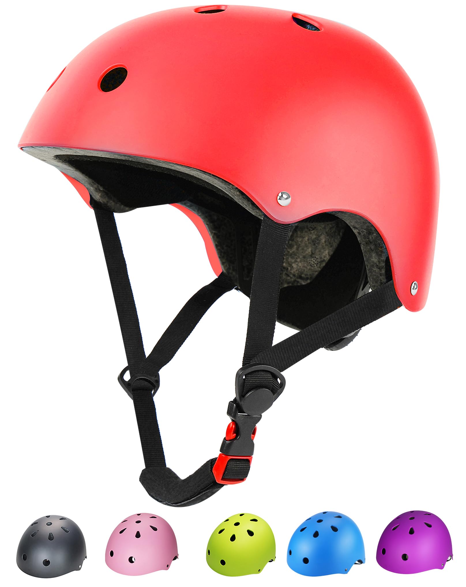 Supruida Kids Bike Helmet - Adjustable Toddler Helmets for Ages 2-8/8-14 Years Boys Girls Multi-Sport Kids Helmet for Bicycles Skateboarding Scooter Balance Bike…