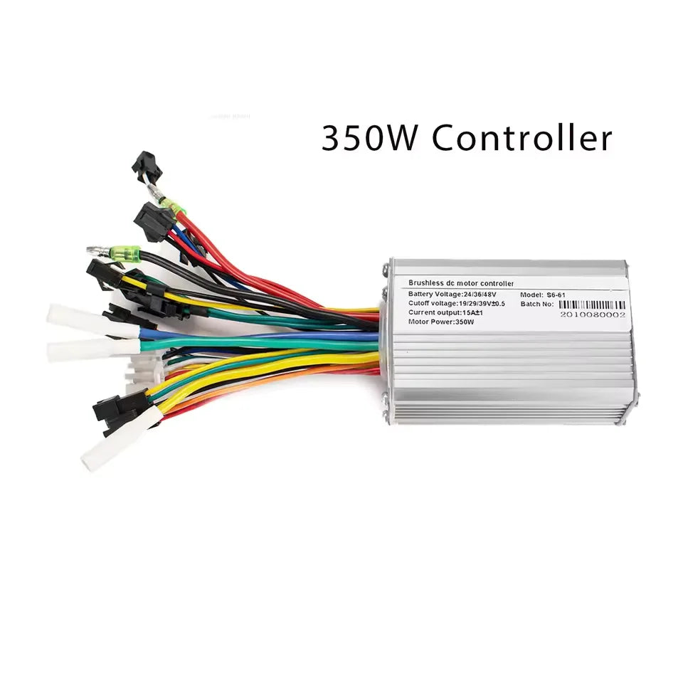 24V 36V 48V 250W-500W Electric Bike Controller with Display – E-Bicycle Conversion Kit Accessory