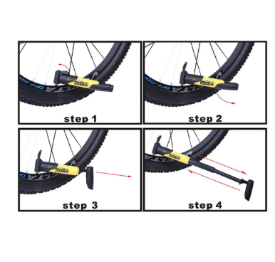 Mini Bicycle Pump for Mountain Bikes and Hand Pump
