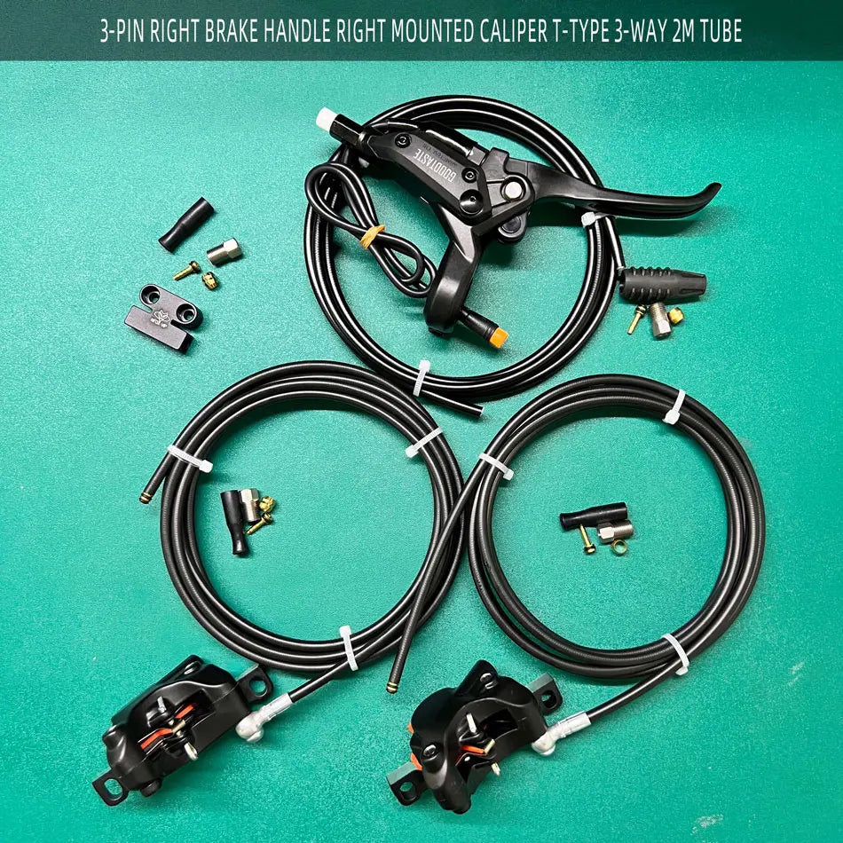 NFOX GT03 Electric Tricycle Dual Hydraulic Brake Riding Accessories GT07N Brake Handle Caliper Fixing Device System Accessories