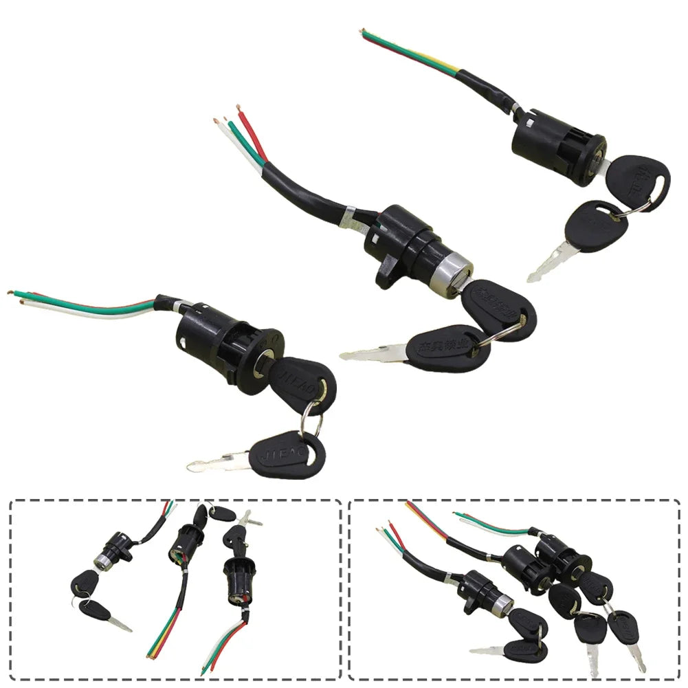 Universal Motorcycle & Ebike Ignition Switch Key Power Lock