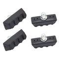 Cheerock 2 Pair Bike Brake Pads Rubber V-Brake Pads for Mountain & Road Bicycles Quiet & Non-Skid Cycling Accessories for Enhanced Safety