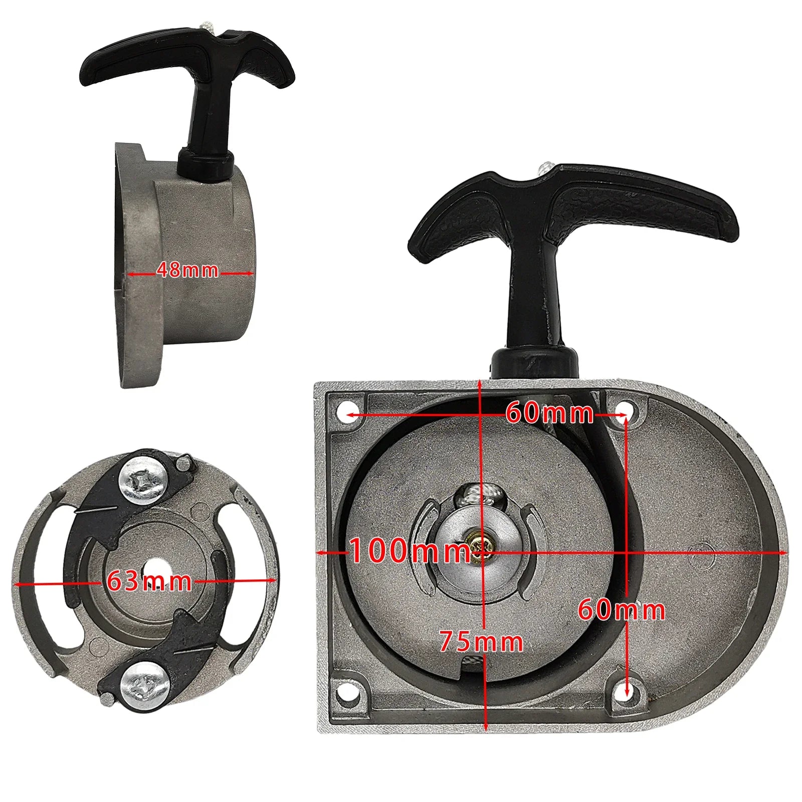Motorized Bicycle Pull Starter Recoil For 49cc 60cc 66cc 70cc 80cc 2 Stroke Engine Motorized Bicycle Pull Starter Recoil