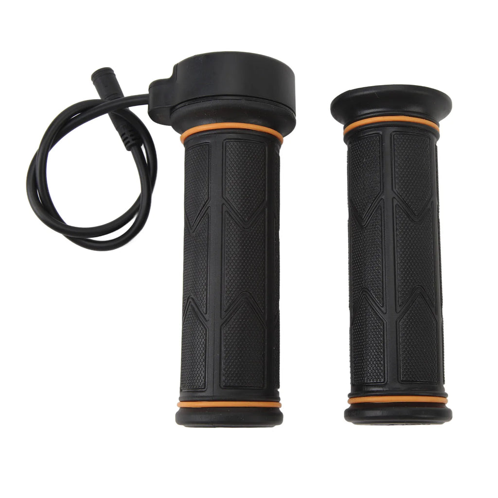1 Pair Electric Bicycle 192X Full Twist Throttle Rubber Twist Throttle Grip 12V-72V for BaFang BBS01 BBS02 BBSHD Mid Drive Motor