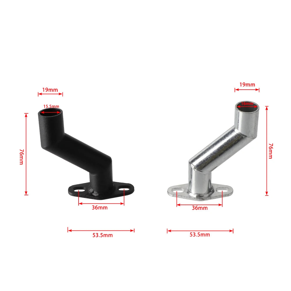 32mm/40mm Carburetor Intake Manifold W/Gasket For 49cc 60cc 66cc 80cc 2-Stroke Engine Motor Motorized Bicycle Bike Parts