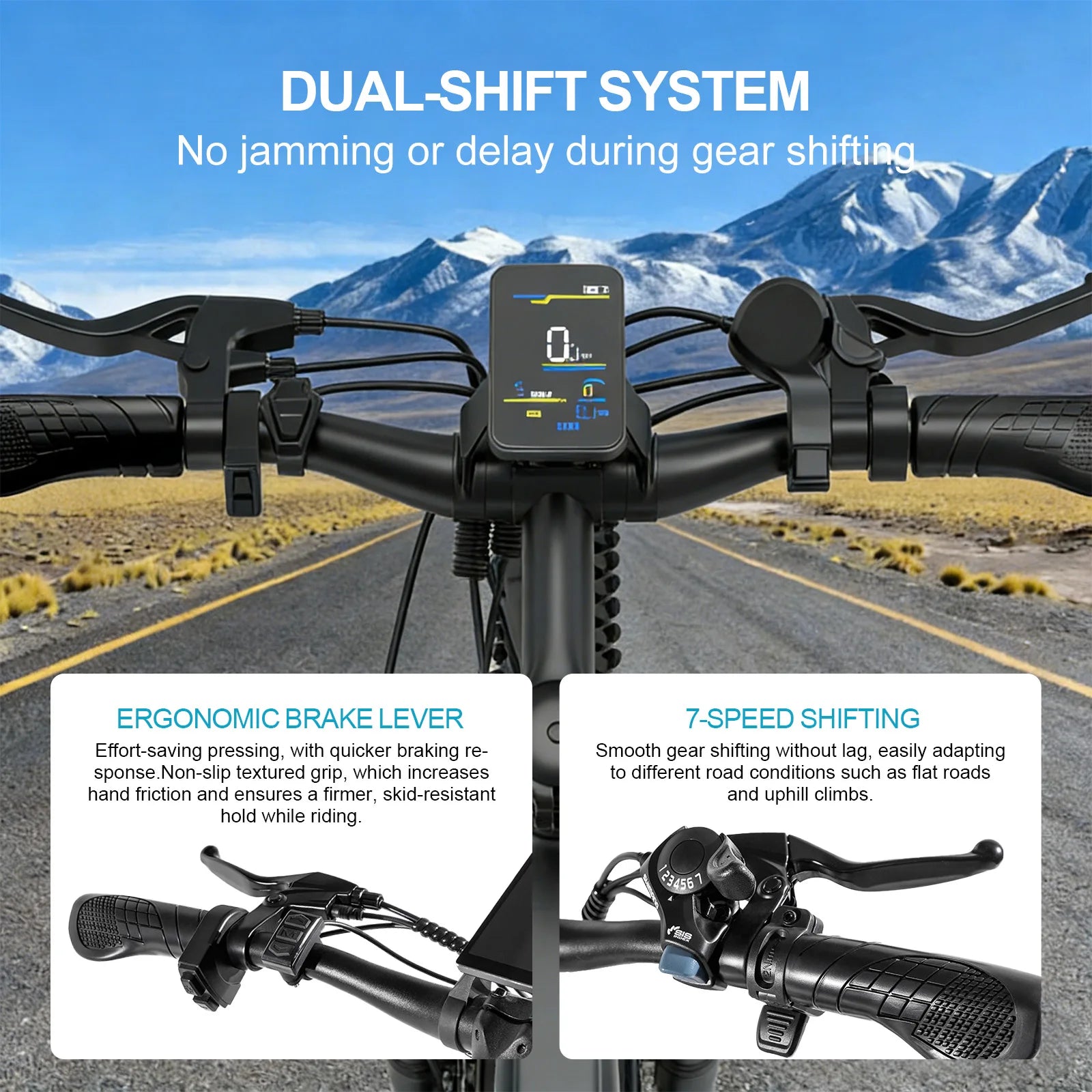 Toofly Electric Bicycle for Adult 26" Mountain ebike with 48V 13Ah Removable Battery 500W Motor