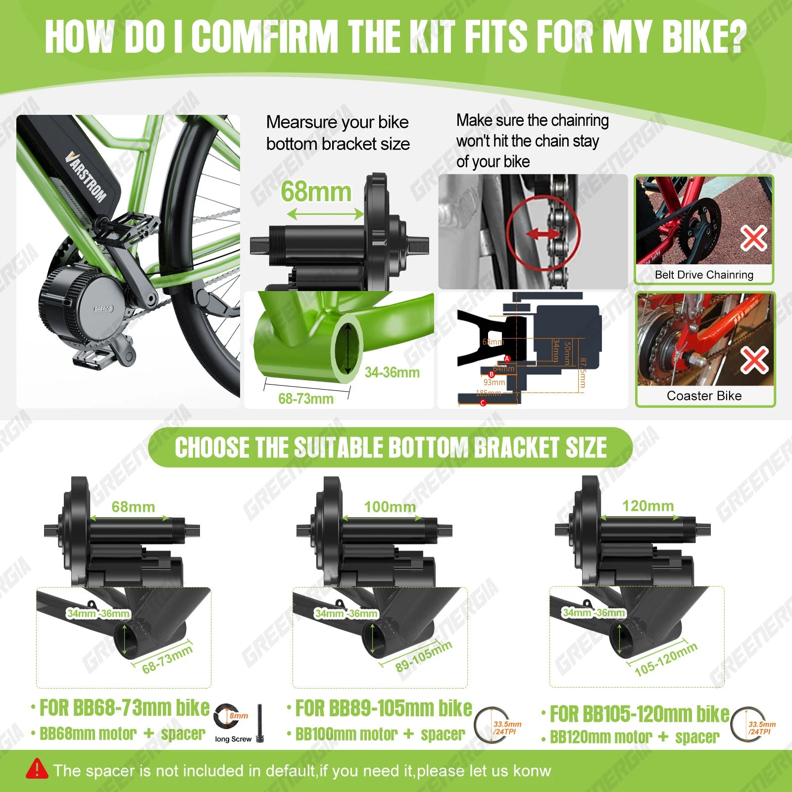 Bafang 750W 48V Motor Kit Complete Set Electric Bike Middle Drive 8fun BBS02 BBS02B EBike Conversion Kit Central Bicycle Engine