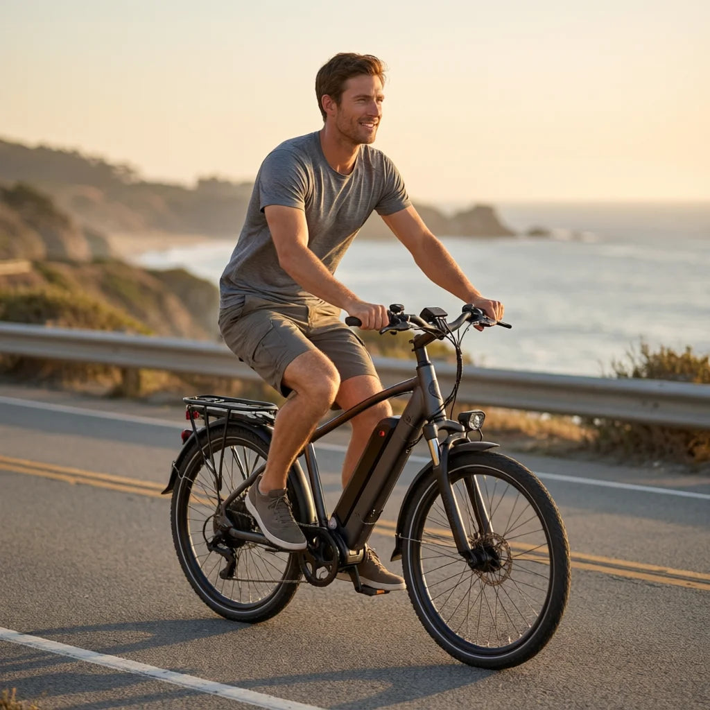 Electric Bike 26 Inch, E-bike Mountain Bicycle for Adults, Lightweight Commuter Off-Road Ebike, Electric Bicycle