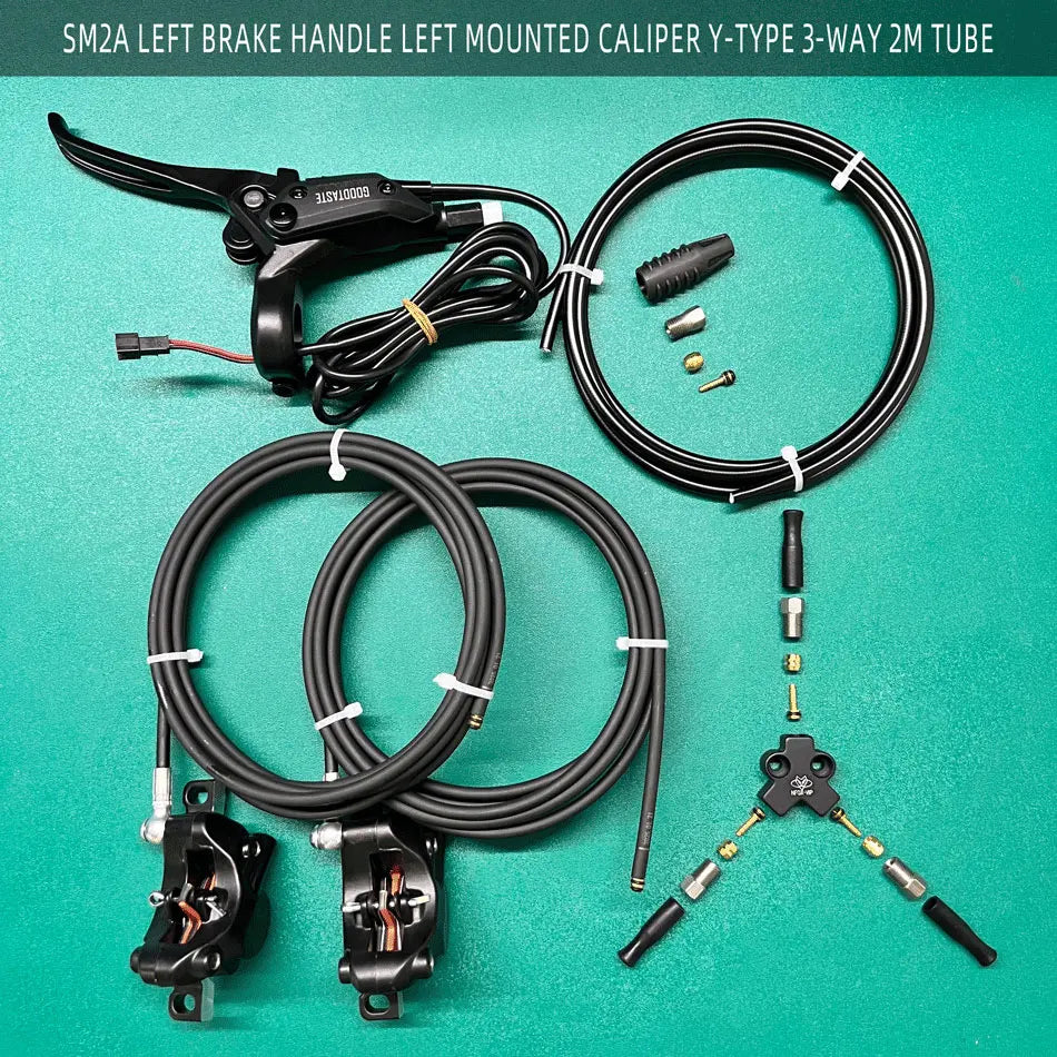 NFOX GT03 Electric Tricycle Dual Hydraulic Brake Riding Accessories GT07N Brake Handle Caliper Fixing Device System Accessories