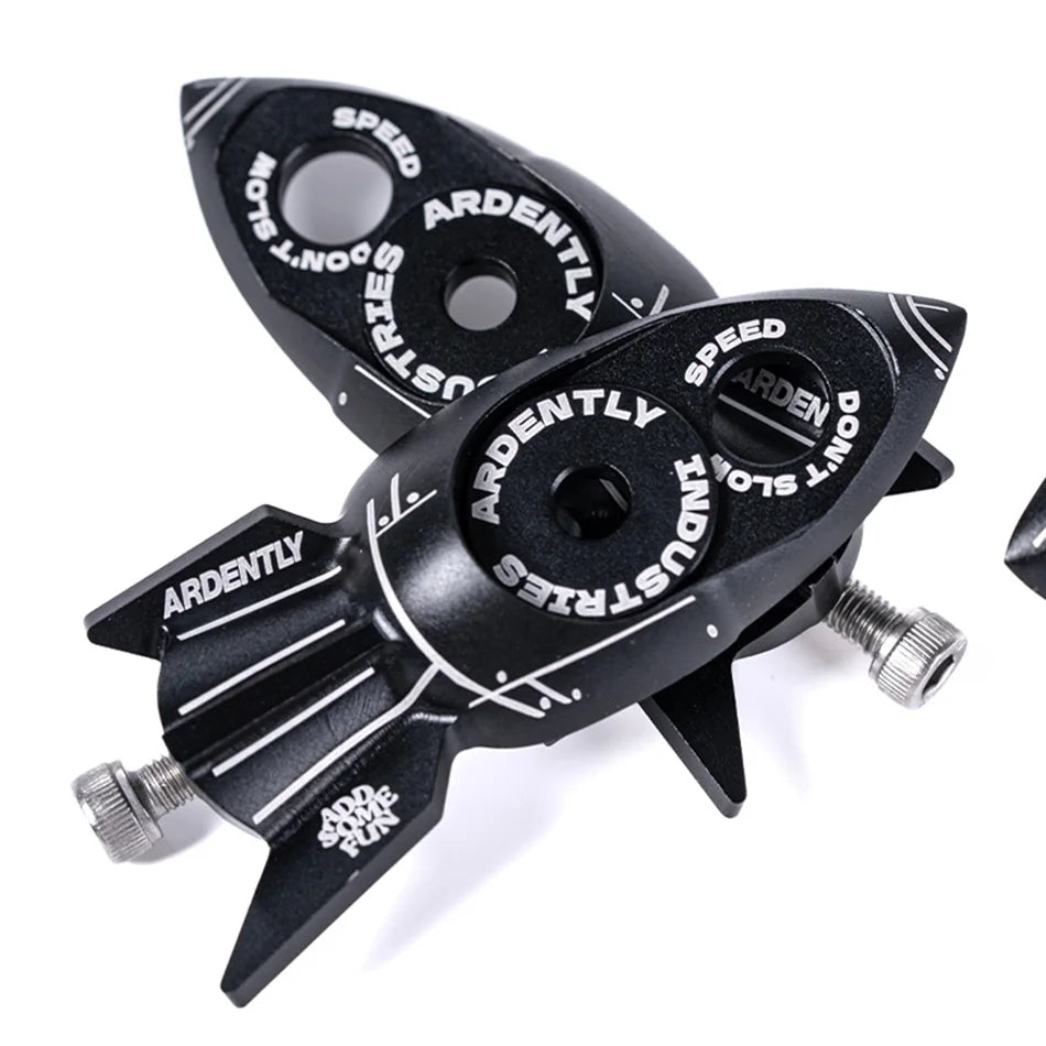 ARDENTLY Aluminum Alloy Bicycle Chain Tensioner Adjuster Fixed Gear Bike 2PCS CNC Chain Adjuster Pull Tight Screw Cycling Parts