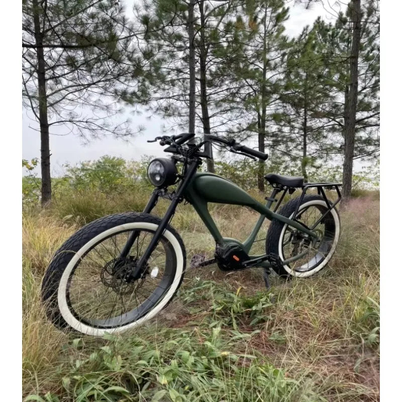 750W Commuter Electric Bike Integrated Battery Full Color LCD Display Adult Ebike