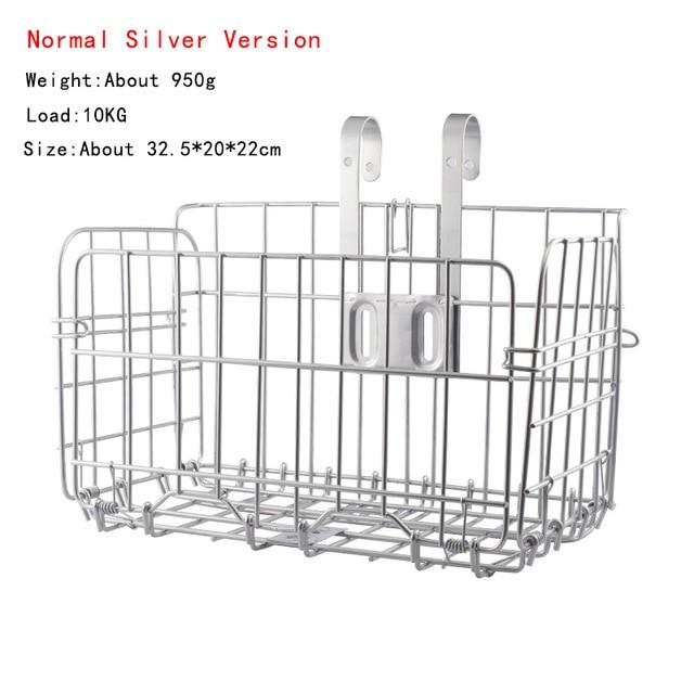 Metal Universal Bicycle Basket for Folding Bikes