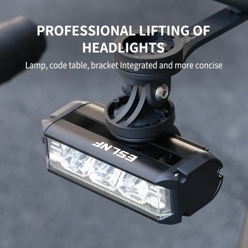 ESLNF 1000 Lumen USB Rechargeable Mtb Bicycle Handlebar Headlight Aluminum Alloy Waterproof Highlight Bike LED Front Light