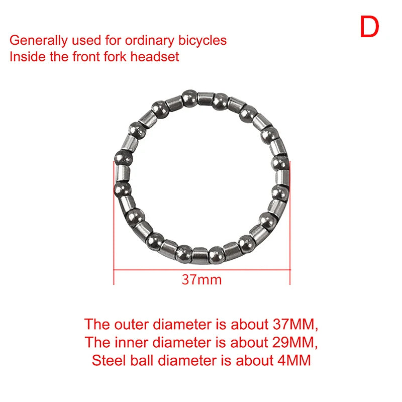 Bike Fork Headset Ball Bearing Bowl Sets Bicycle Handlebar Retainer Steel Lowrider Bikes Kids Bicycles Cycling Accessories