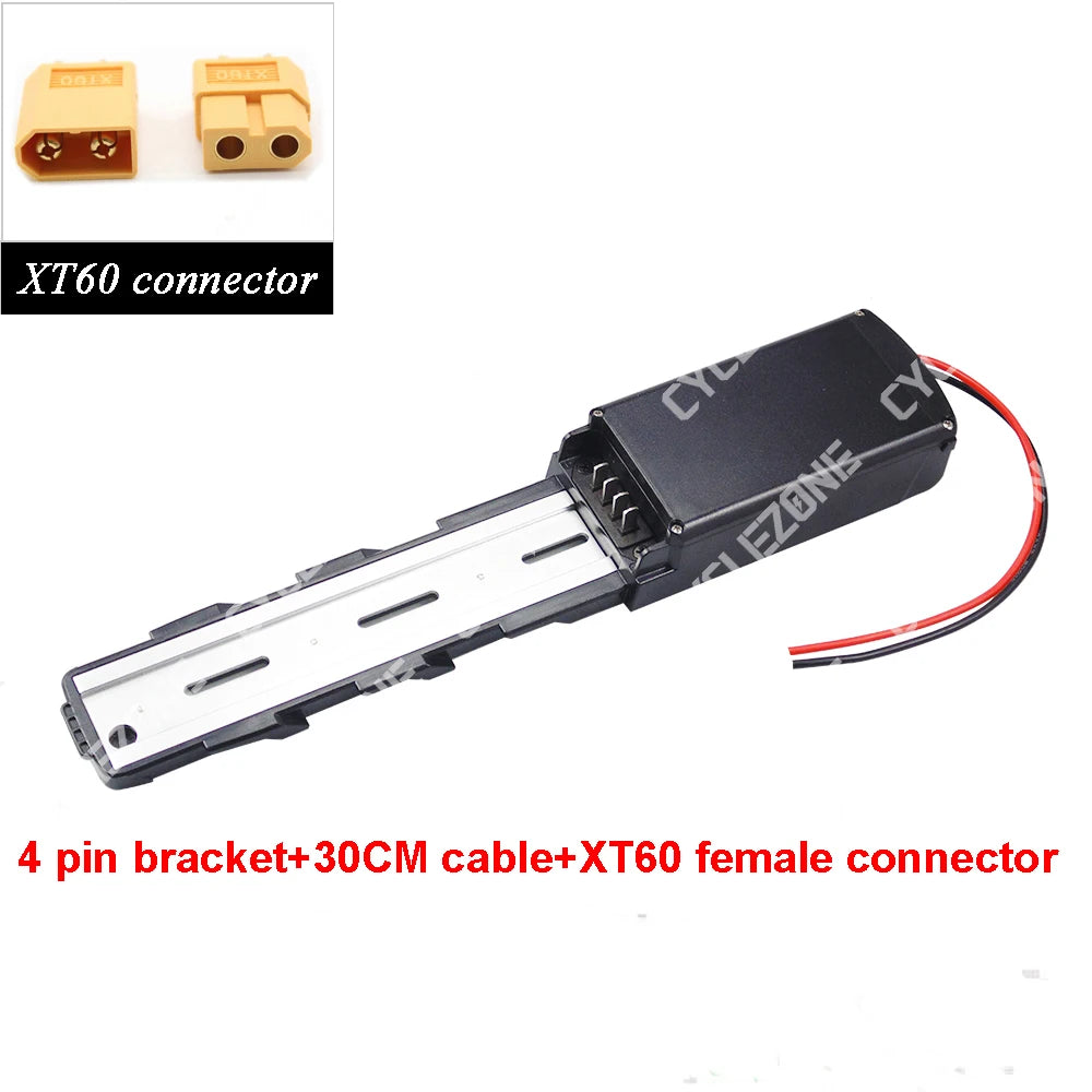 Ebike Battery 4 Pin Bracket 5 Pin Mounting Plate Rail for Onesport ONES3 Hitway Colorway Funhang EB-M1 Electric Bike