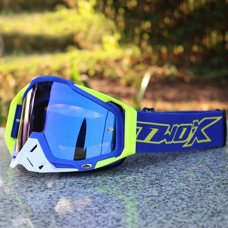 NEW Two-X Motorcycle Bike Goggles Motocross Racing ATV BMX MX Helmet Glasses Motorcross Off Road