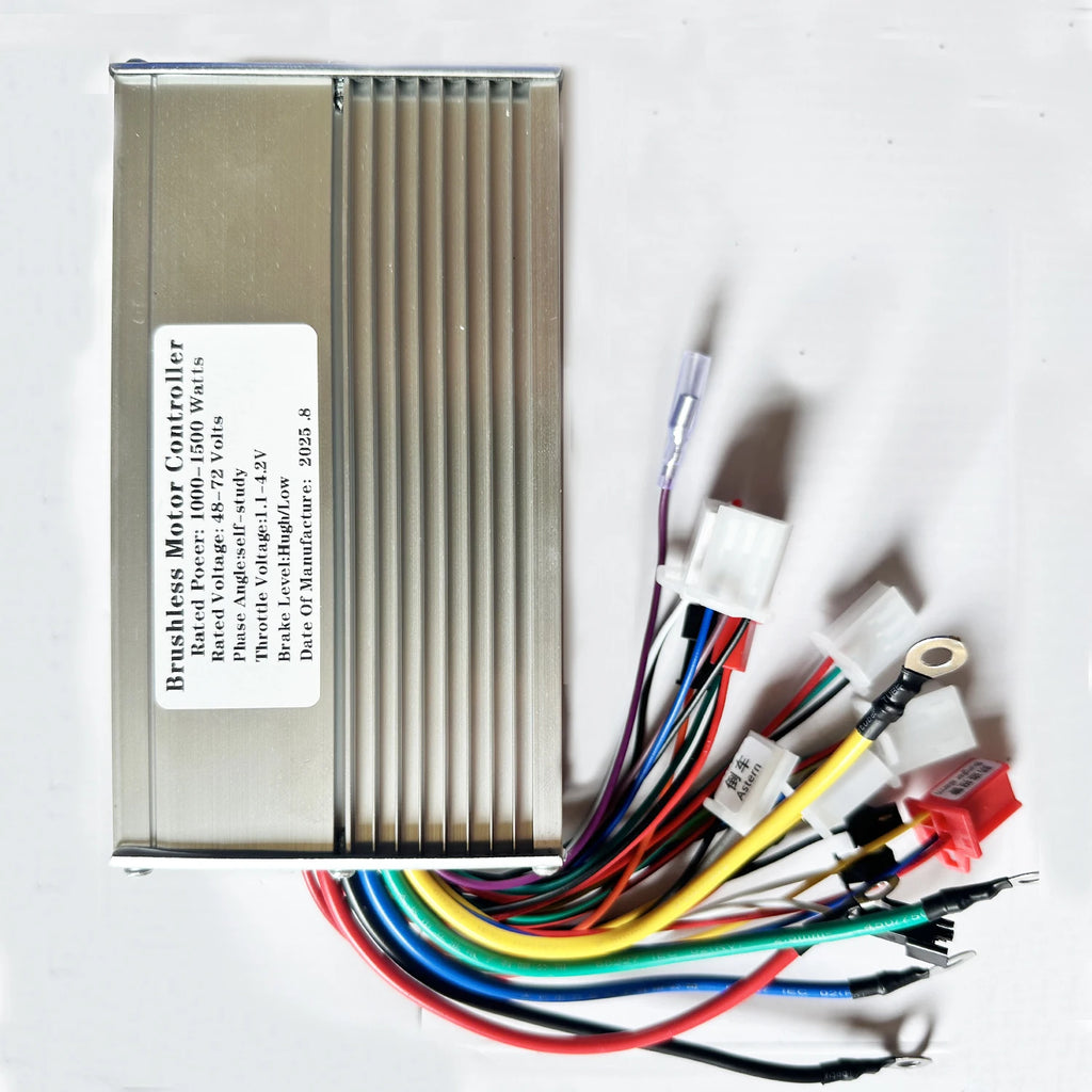 48V 60V 64V 72V 1000W 1500W Electric Controller 12 Tube Dual Mode Brushless Controller Speed Motor for  Scooter Scooter E-Bike