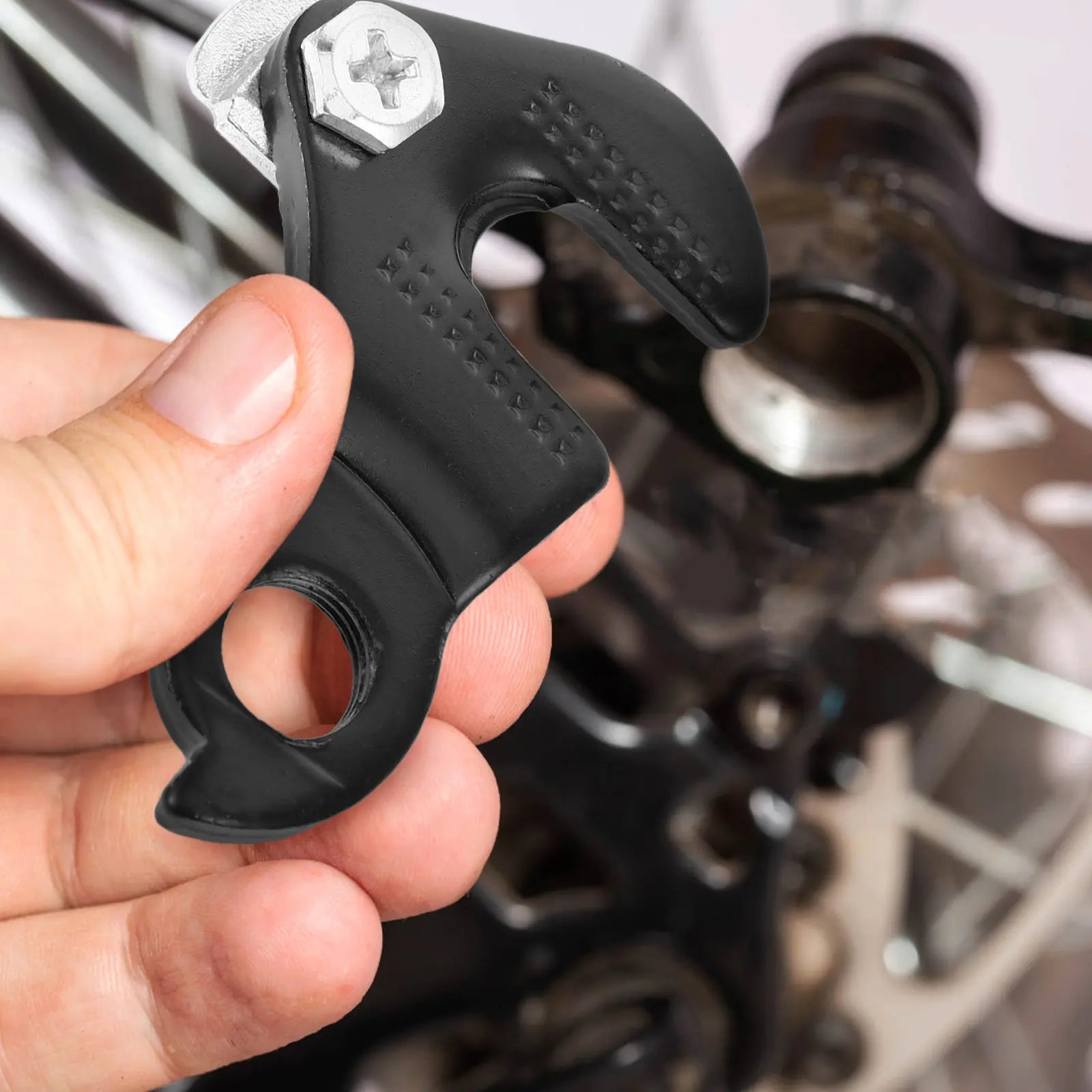 Mountain Bike Iron Rear Derailleur Hanger Frame Tail Hook Part Solid Durable Cycling Gear Accessory Vintage Light Switch