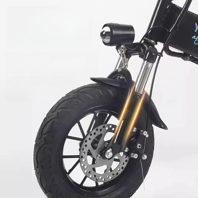 Foldable Electric Tricycle with Lithium Battery 30km Range Lightweight Commuter Bike for Family