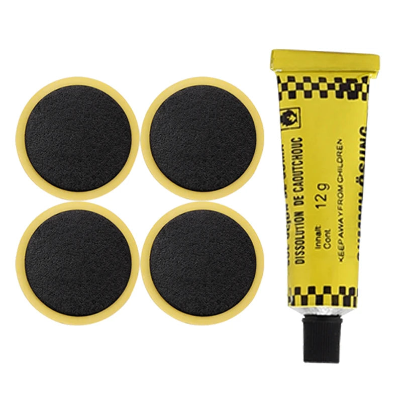 Bike Flat Tire Repair Kit Tool Set Bicycle Tire Tyre Tube Patching Glue Rubber Adhesive Repair Tool Universal Tire Repair Glue