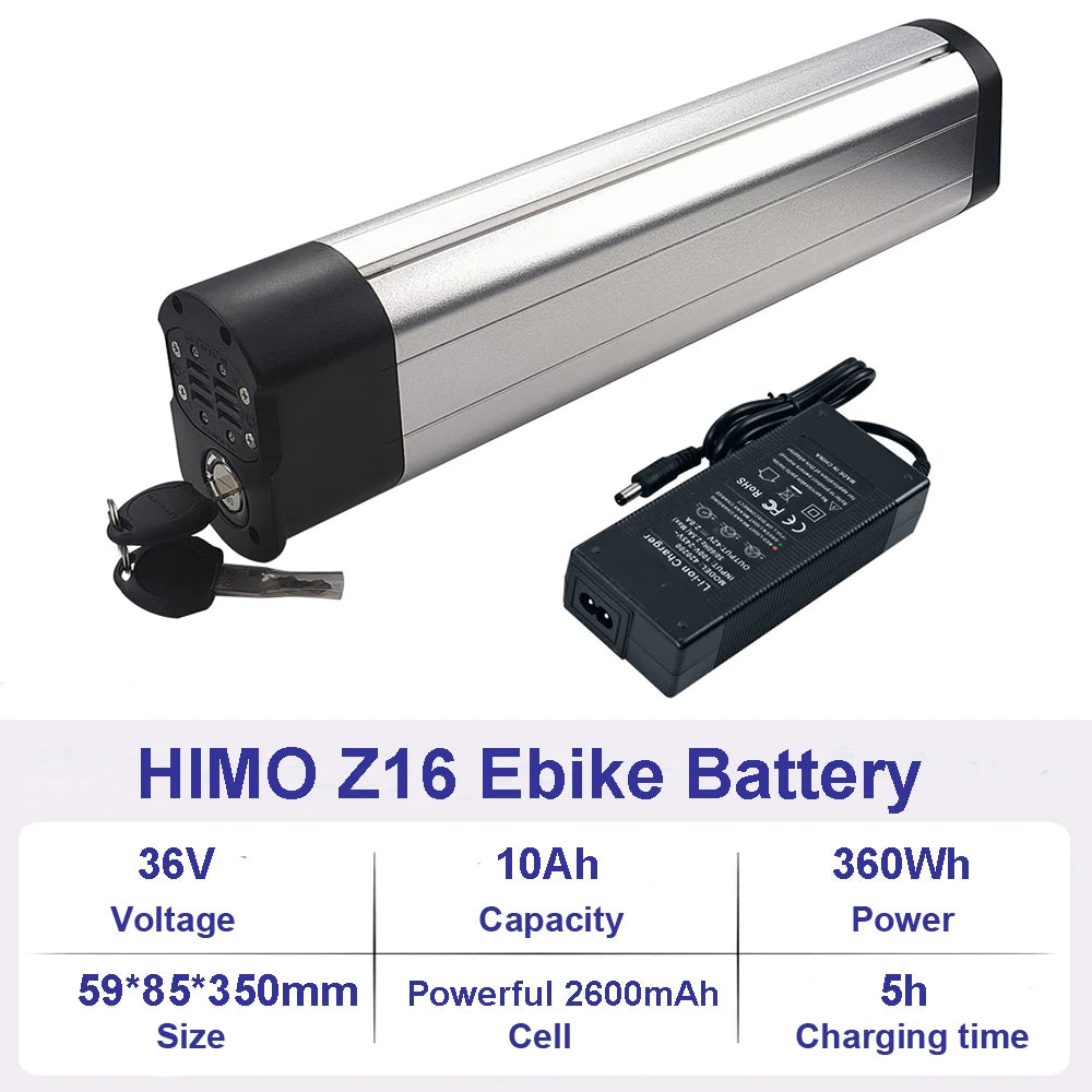 36V 10Ah 48V 10Ah Ebike Lithium Battery HIMO C20 C30 Z16 Z20 ZB20 Folding Electric Bike Bicycle Li-ion Battery