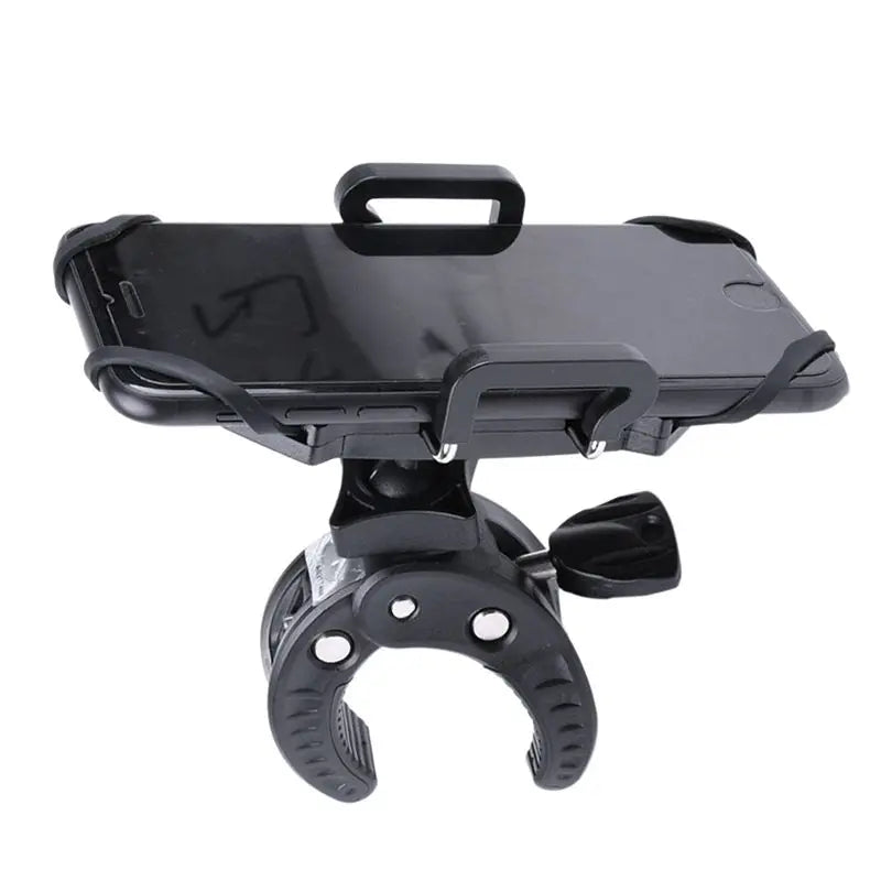 AEF5-1 PCS Mobile Phone Bracket Microphone Bracket Strap Anti-Slip Shock-Absorbing Outdoor Bicycle Bracket