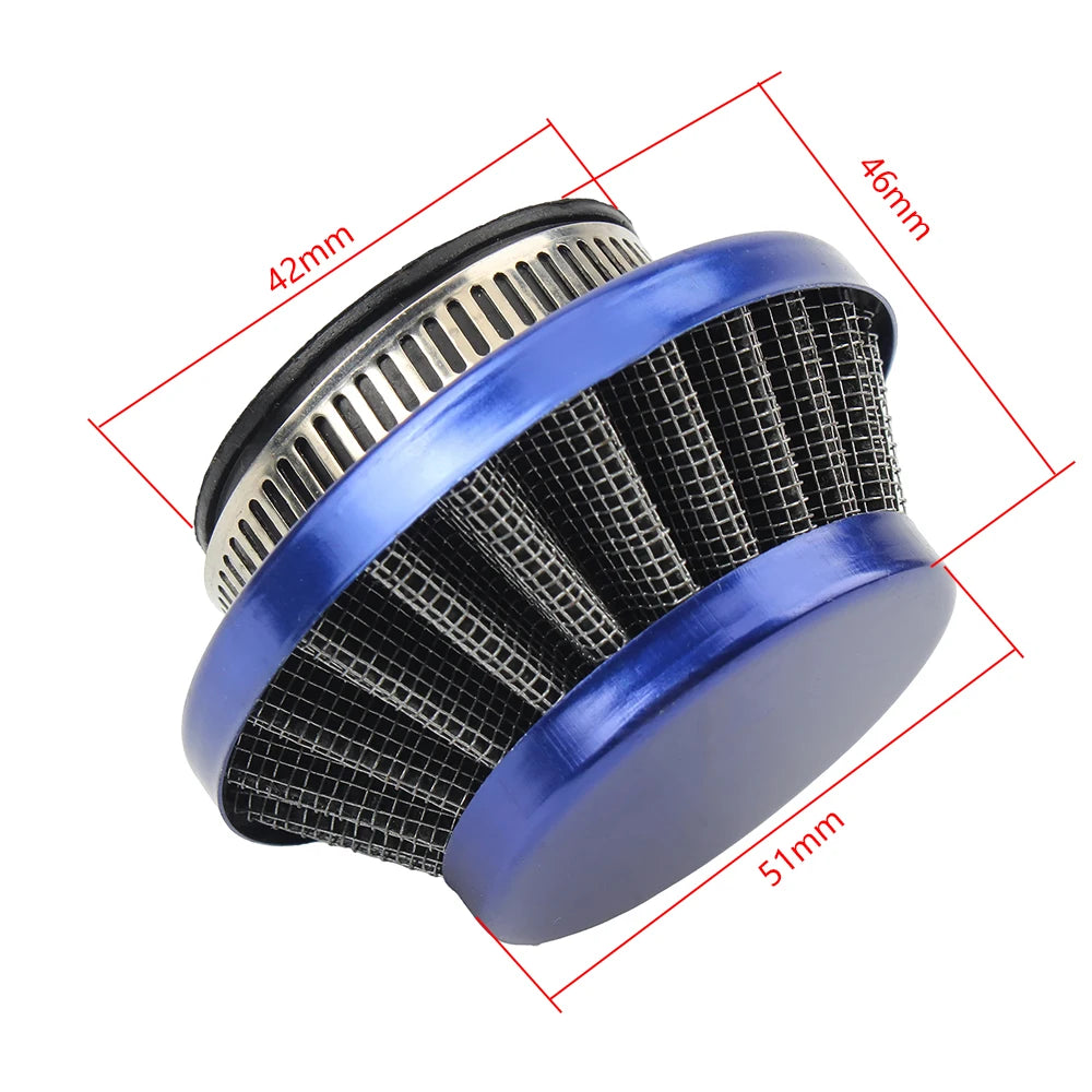 47cc 49cc 2-Stroke Mushroom Head Air Filter & Cleaner for Pocket Bike, Mini Quad ATV & Go Kart