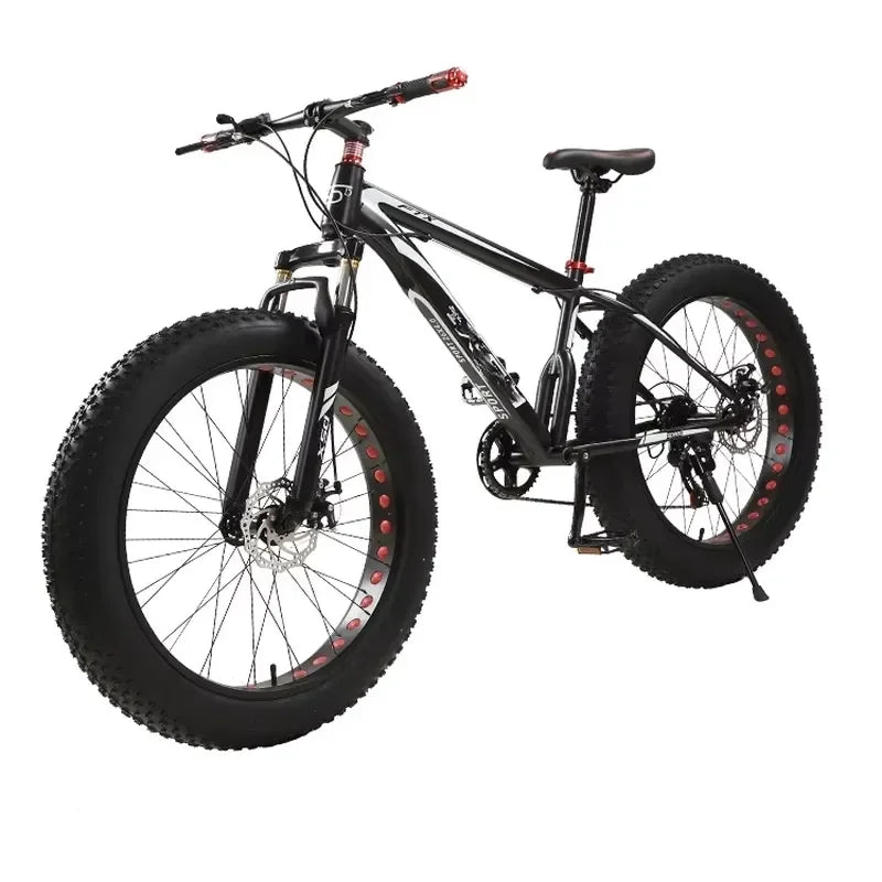 Factory Direct Sales of Fat Tire Beach & Snow Cruiser Bicycles with Disc Brakes and Steel Frame for Sports