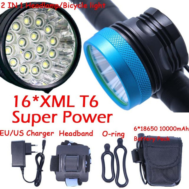 Bright Front Bicycle Light Set for Night Riding
